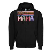 Black mama Zipper Hoodie - MaliasSmallBusiness