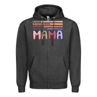 Charcoal Heather mama Zipper Hoodie - MaliasSmallBusiness