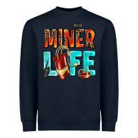 Navy miner life Heavyweight Sweatshirt - AdoDesignShop