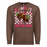 Chestnut cowboy take me away Premium Sweatshirt - LillyAllenDesigns
