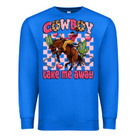 True Royal cowboy take me away Premium Sweatshirt - LillyAllenDesigns
