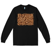 Black leopard background Long Sleeve Tee - BarkalooDesign