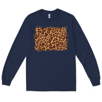 Leopard Background Long Sleeve Tee | Teevron