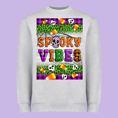 Halloween Spooky Vibes Heavyweight Sweatshirt Designed By Artiststas