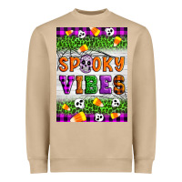 Mushroom Halloween Spooky Vibes Heavyweight Sweatshirt - Artiststas