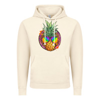 Vintage Artic pineapple and glasses Vintage Hoodie - JahusDesignShop