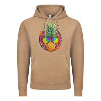 Vintage Coffee pineapple and glasses Vintage Hoodie - JahusDesignShop