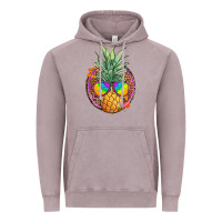 Vintage Zinc pineapple and glasses Vintage Hoodie - JahusDesignShop