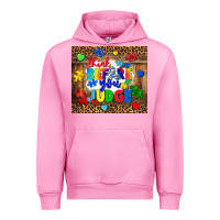 Fuchsia Pink think before you judge Urban Hoodie - CowGirlArtShop