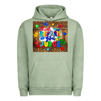 Pigment Oil Green think before you judge Urban Hoodie - CowGirlArtShop