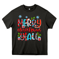 Asphalt merry christmas y'all Heavy Core Tee - Zillion Design Studio