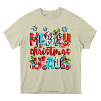 Mossy merry christmas y'all Heavy Core Tee - Zillion Design Studio