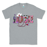 Heather Grey valentine's day nurse love Classic Tee - AdoDesignShop