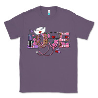 Lavender valentine's day nurse love Classic Tee - AdoDesignShop