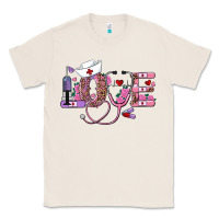 Natural valentine's day nurse love Classic Tee - AdoDesignShop