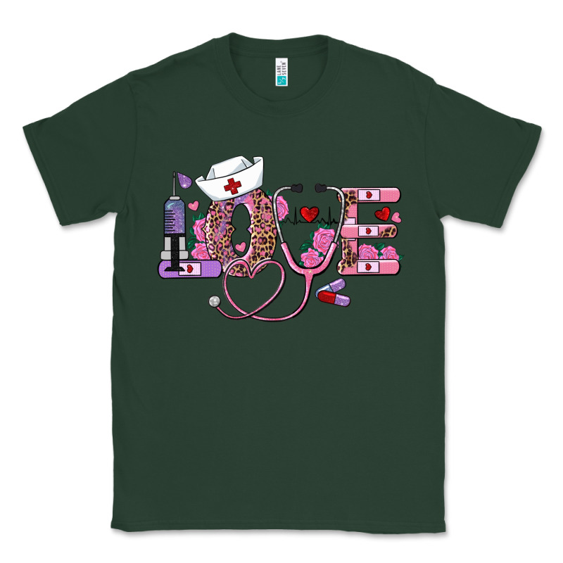 Valentine's Day Nurse Love Classic Tee by AdoDesignShop | Teevron