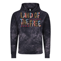 Cloud Black land of the free Vintage Hoodie - RacoonDesign