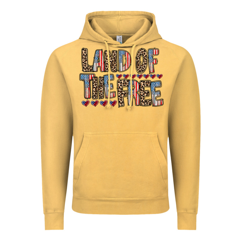Land Of The Free Vintage Hoodie by RacoonDesign | Teevron