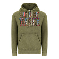 Vintage Olive land of the free Vintage Hoodie - RacoonDesign