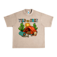 French Oak wild and free camp Urban Heavy Tee - AdoDesignShop