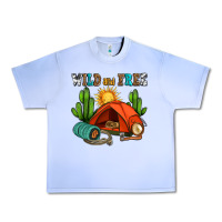 Grape Ice wild and free camp Urban Heavy Tee - AdoDesignShop