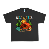 Pigment Black wild and free camp Urban Heavy Tee - AdoDesignShop