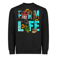 Black farm life Heavyweight Sweatshirt - AdoDesignShop