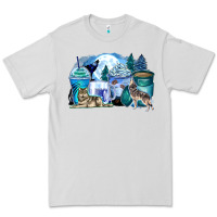 Dove Grey wolf coffee cups Premium Tee - Zillion Design Studio