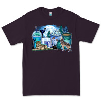 Plum wolf coffee cups Premium Tee - Zillion Design Studio
