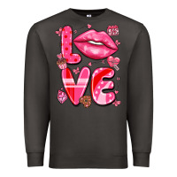 Smoke love with lips Premium Sweatshirt - LillyAllenDesigns