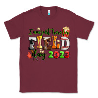 Burgundy I am just here for field day 2023 Classic Tee - AdoDesignShop