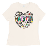 Bone retro maestra word Ladies Tee - JahusDesignShop