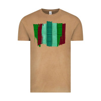 Vintage Camel Green Red Western Farm Life Brush Stroke Vintage Tee - Bettercallsaul