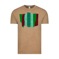 Vintage Coffee Green Red Western Farm Life Brush Stroke Vintage Tee - Bettercallsaul