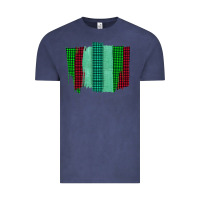 Vintage Denim Green Red Western Farm Life Brush Stroke Vintage Tee - Bettercallsaul