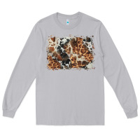 Moon Dust cowhide leopard background Long Sleeve Tee - BarkalooDesign