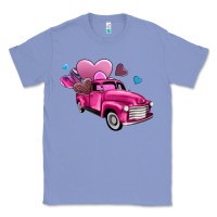 Colony Blue truck with hearts Classic Tee - AdoDesignShop