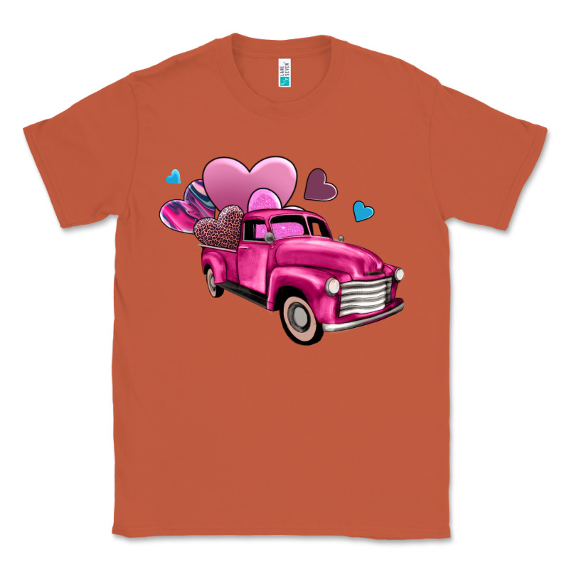 Truck With Hearts Classic Tee by AdoDesignShop | Teevron