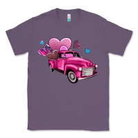 Lavender truck with hearts Classic Tee - AdoDesignShop