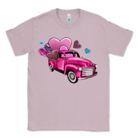 Lilac truck with hearts Classic Tee - AdoDesignShop