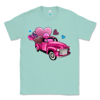 Seafoam truck with hearts Classic Tee - AdoDesignShop