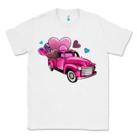 White truck with hearts Classic Tee - AdoDesignShop
