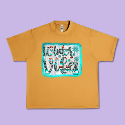 Winter Vibes Urban Heavy Tee Designed By Jahusdesignshop