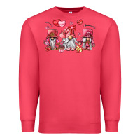 Cardinal valentine's day gnomes Premium Sweatshirt - LillyAllenDesigns