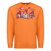 Carrot valentine's day gnomes Premium Sweatshirt - LillyAllenDesigns