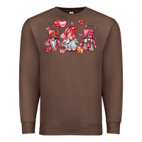 Chestnut valentine's day gnomes Premium Sweatshirt - LillyAllenDesigns