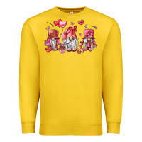 Lemon valentine's day gnomes Premium Sweatshirt - LillyAllenDesigns