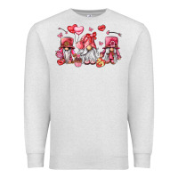 Oatmeal Heather valentine's day gnomes Premium Sweatshirt - LillyAllenDesigns