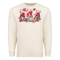 Sandshell valentine's day gnomes Premium Sweatshirt - LillyAllenDesigns