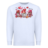 White valentine's day gnomes Premium Sweatshirt - LillyAllenDesigns